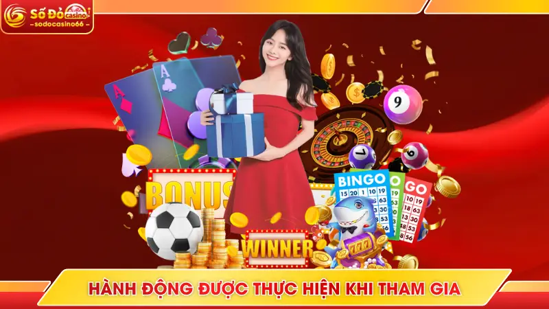 Hành động được thực hiện khi tham gia