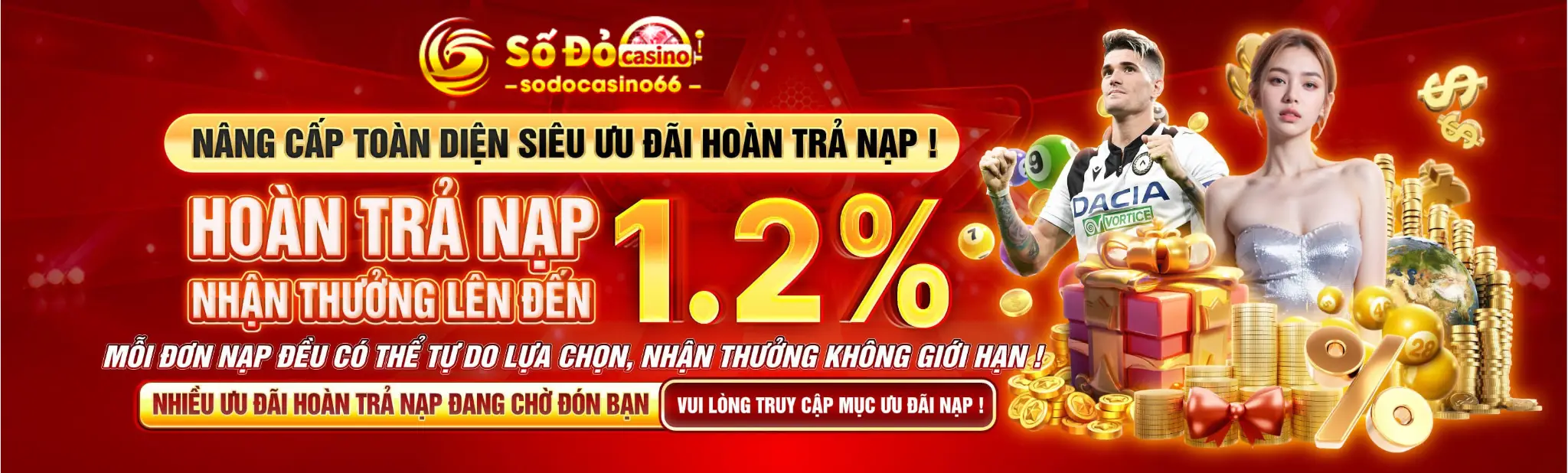 banner hoàn trả nạp sodocasino66